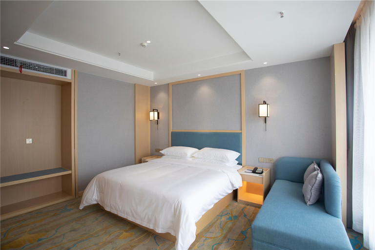 Bedroom, 鈺瀾ホリデイホテル(石城寶福院塔)(钰澜假日酒店(石城宝福院塔店)), Ganzhou