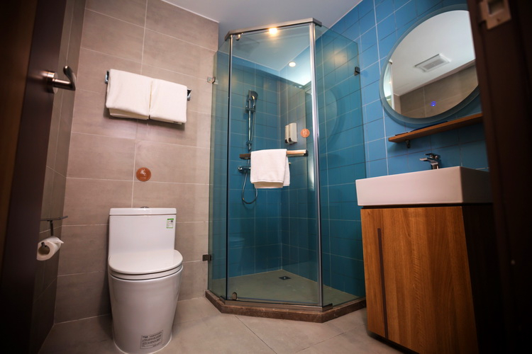 Bathroom 3, Home Inn Neo Meishan Pengshan District Weiye Plaza Jinjiang University, Meishan