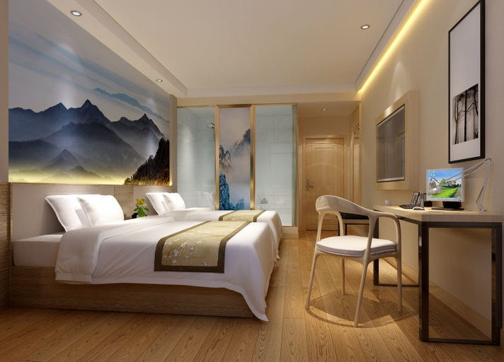 Bedroom, Qiancheng Hotel (Hefei University Branch, Nanyanhu Park), Hefei