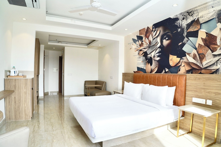 Bedroom 3, Alivaa Hotel Gurugram Sohna Road, Gurgaon