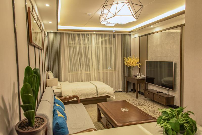 Bedroom, Huanghe Ziheng International Hotel, Hainan Tibetan