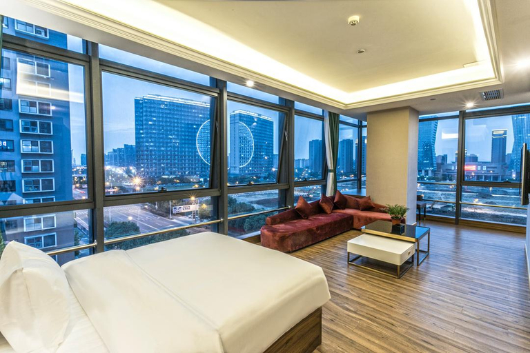 Bedroom 2, Mechar Hotel (Suzhou Xiangcheng Energy Island), Suzhou