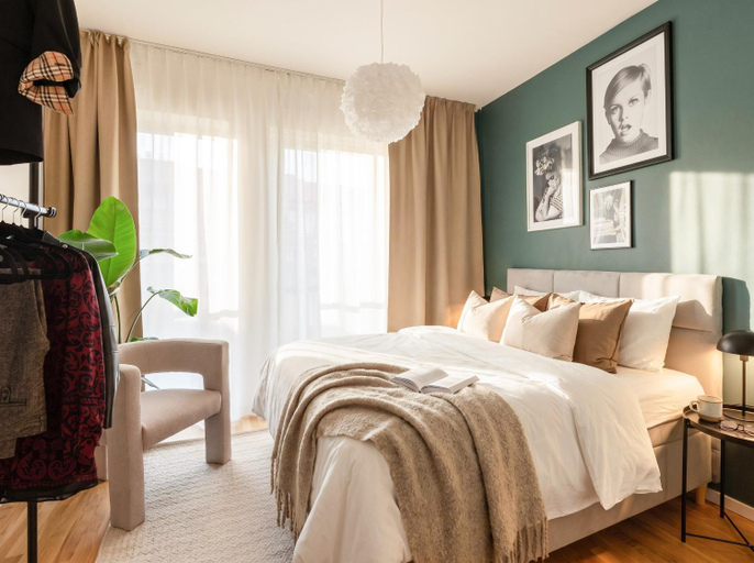 Bedroom, TurnKey I Republic Square Apartments, Praha 7