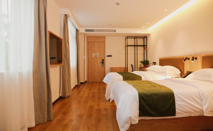 Bedroom 2, GreenTree Inn Nanjing Baijiahu, Nanjing