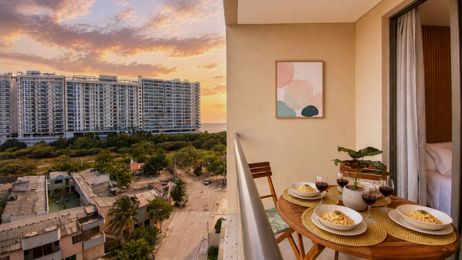 Outdoor dining 2, Amazing Loft - Exclusive & Full services, Santa Marta (Dist. Esp.)