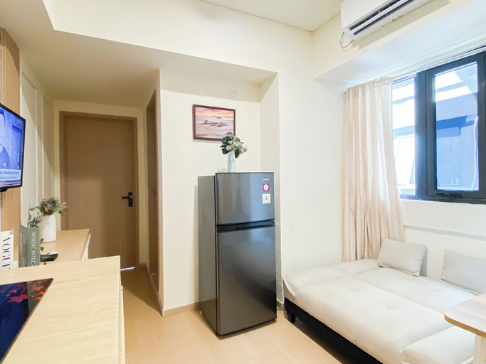 Living room 2, Prestige Living 2Br At Apartment Meikarta District 1, Cikarang