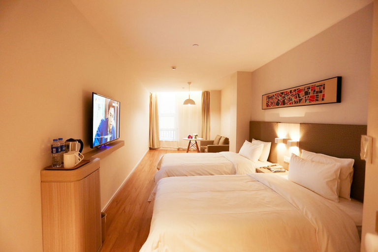 Bedroom 2, Hanting Hotel Shijiazhuang Jingxing Weixin Road, Shijiazhuang