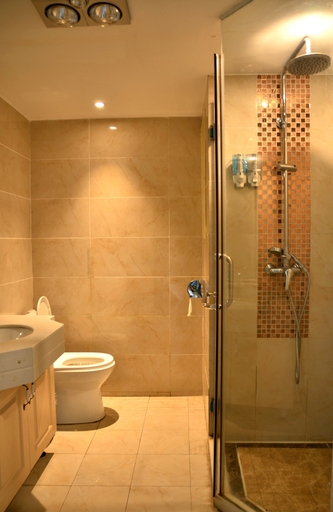 Bathroom, Suining's Monday 8 hotel, Wanda Plaza, Suining