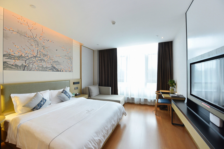 Bedroom 2, Langting Platinum Hotel ( Zhenxing Road Metro Station), Hefei