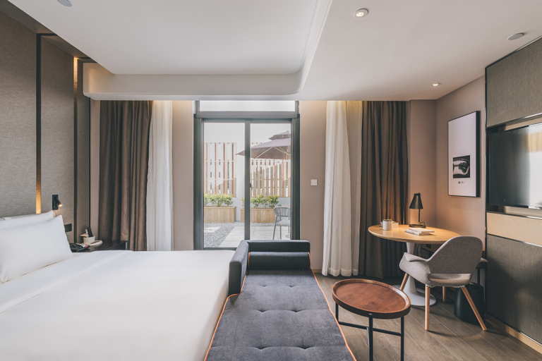 Bedroom 2, Atour Hotel Ningbo Jishigang Outlets, Ningbo