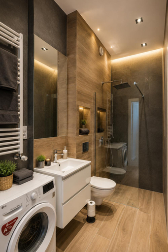 Bathroom 3, Wroclove Apartments - Rooftoop Terrace, Środa Śląska