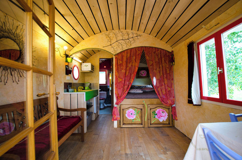 Bedroom 3, L'ecrin du Segala - La roulotte, Aveyron