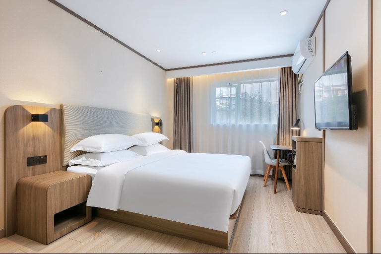 Bedroom 2, Hanting Hotel Baotou East Railway Station Zhanqian Square, Baotou