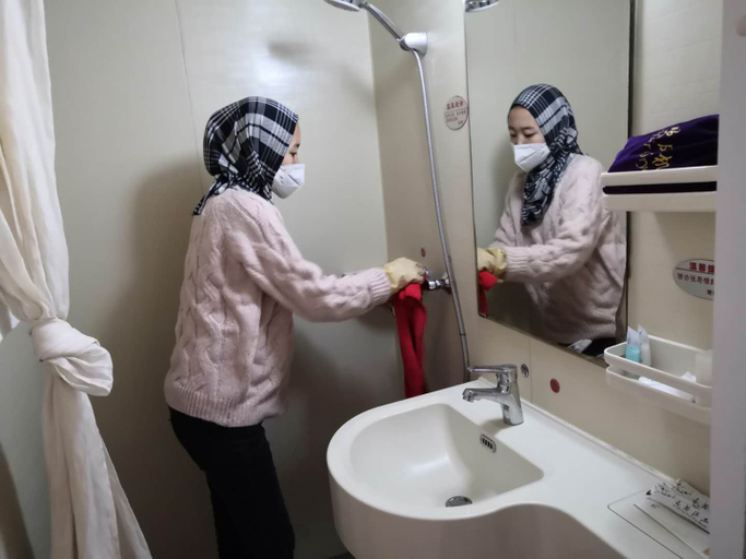 Bathroom, Smilan Boutique Hotel (Junjiatan Metro Station), Lanzhou
