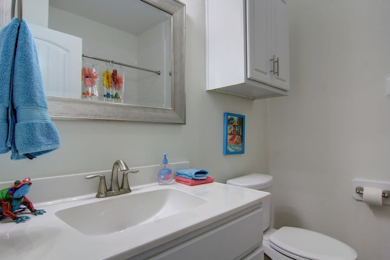 Bathroom 4, Borracho Beach- Waterslide Pet Friendly, Nueces