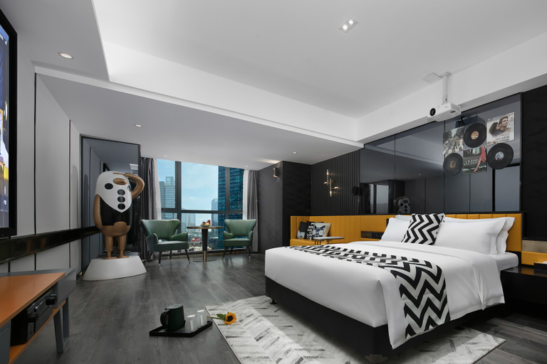Bedroom 2, Changsha Scenic Movie Hotel (Teskin Store), Changsha