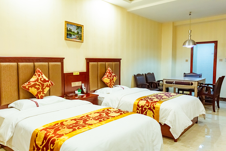 Bedroom, Qingzhu Xindu Hotel (Hancheng Minyang Night Market), Weinan