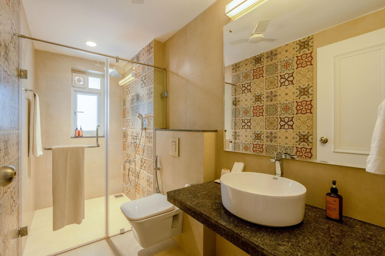 Bathroom 5, Irene Altezza by Hireavilla -2br w Pool in Pilerne, North Goa