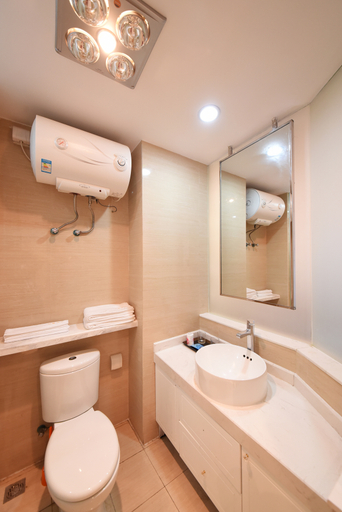 Bathroom, Changsha Lechao Apartment (Wanjiali Xiyingmen Fancheng), Changsha