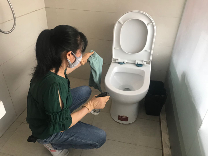 Bathroom 3, Wei Ba Hotel, Foshan