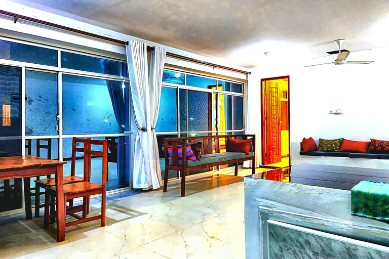 Living room 2, Private Beachfront Apartment with Ocean Views in Zanzibar, Kati