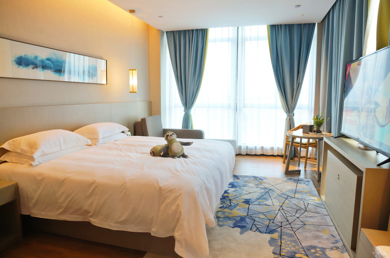 Bedroom 2, Rezen Select Hotel Quzhou Oriental Plaza, Quzhou