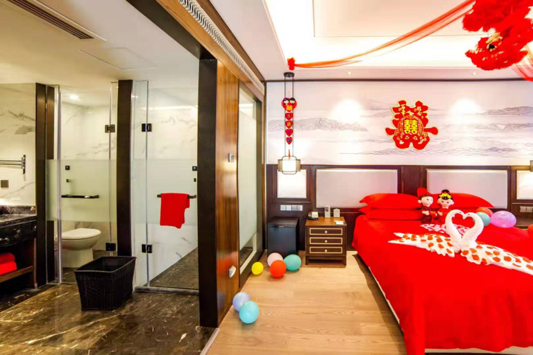 Bedroom 2, Wannian Yuehu International Hotel, Shangrao