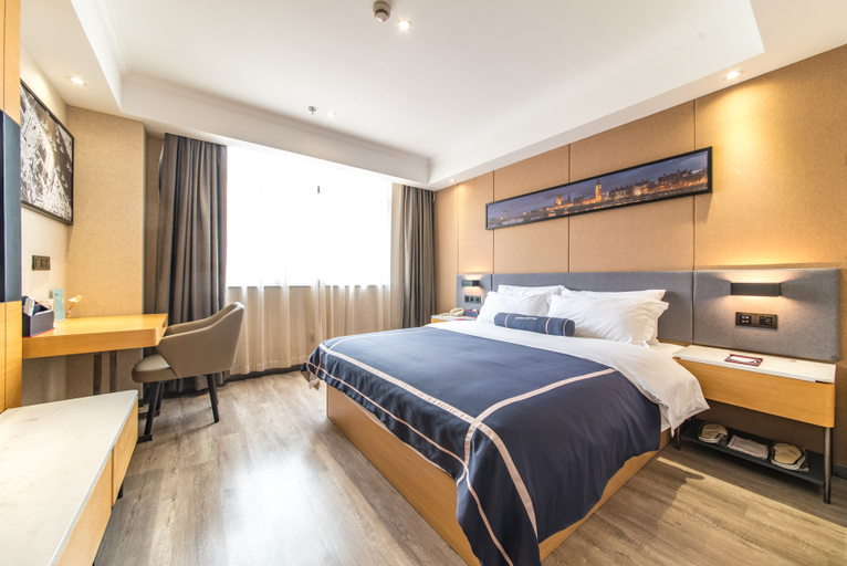 Bedroom 2, LANOU Hotel (Yancheng Dafeng District Yongtai Square), Yancheng