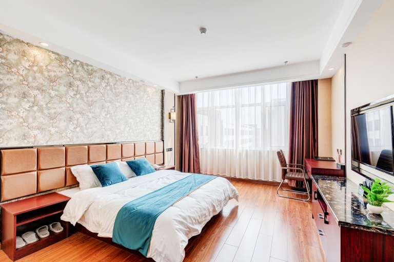 Bedroom, Mengcuiyuan Hotel, Linyi