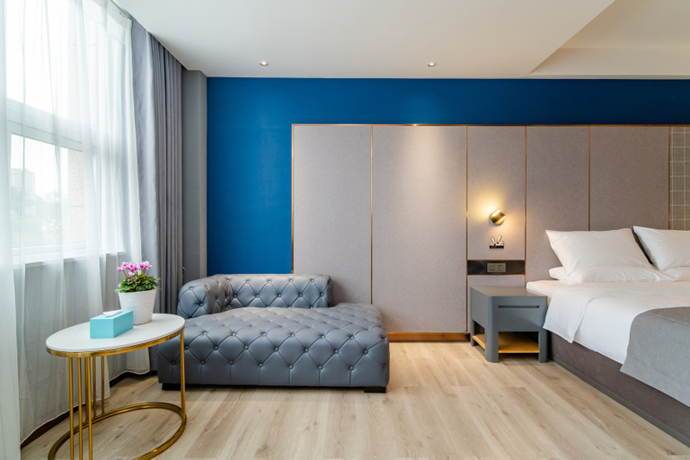 Bedroom 2, 吉鑫ホテル(甕安客運駅)(JI XIN Hotel (Weng'an County Passenger Station)), Qiannan Buyei and Miao