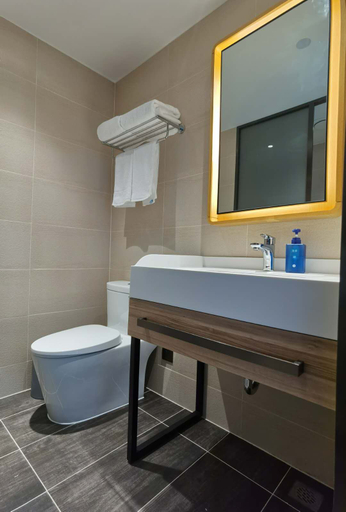 Bathroom, Hanting Premium Hotel Youjia Changchun Shuangyang Yiyang Building, Changchun