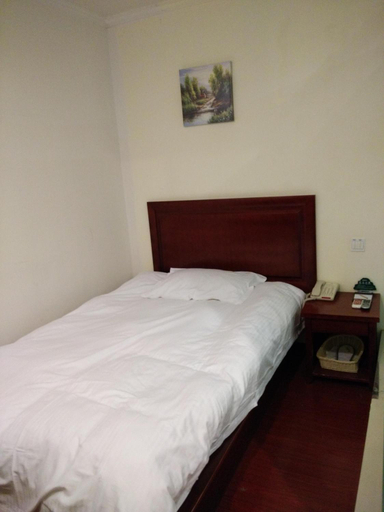 Bedroom, GreenTree Inn Jiangsu Nanjing Xinjiekou Subway Station Express Hotel, Nanjing