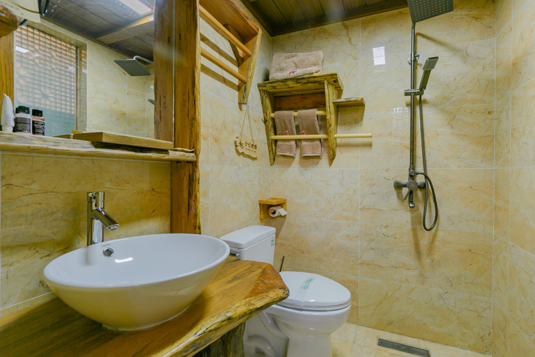 Bathroom, Ruiyuetang Hotel, Chengdu