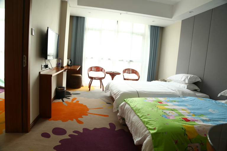 Bedroom, Jinpeng Baisid Huamu Holiday Hotel, Chuzhou