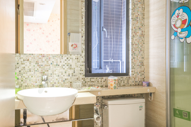 Bathroom 3, Shenzhen Love Bird Apartment (Huangbeiling Branch), Shenzhen