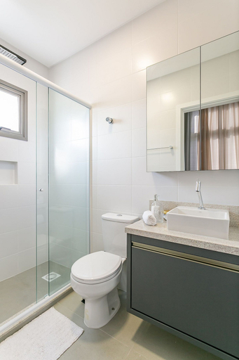 Bathroom 2, Modern Loft 750m From Canas Beach Tps201, Florianopolis
