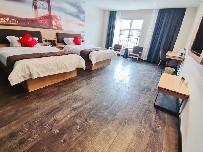 Bedroom 2, Shankee Chain Hotel (Dujiangyan Feilong Gymnasium), Chengdu