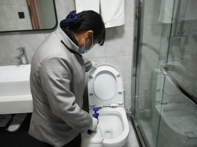 Bathroom, 華陽鑫福隆ホテル(諸曁高速鉄道駅)(华阳鑫福隆酒店(诸暨高铁站店)), Shaoxing