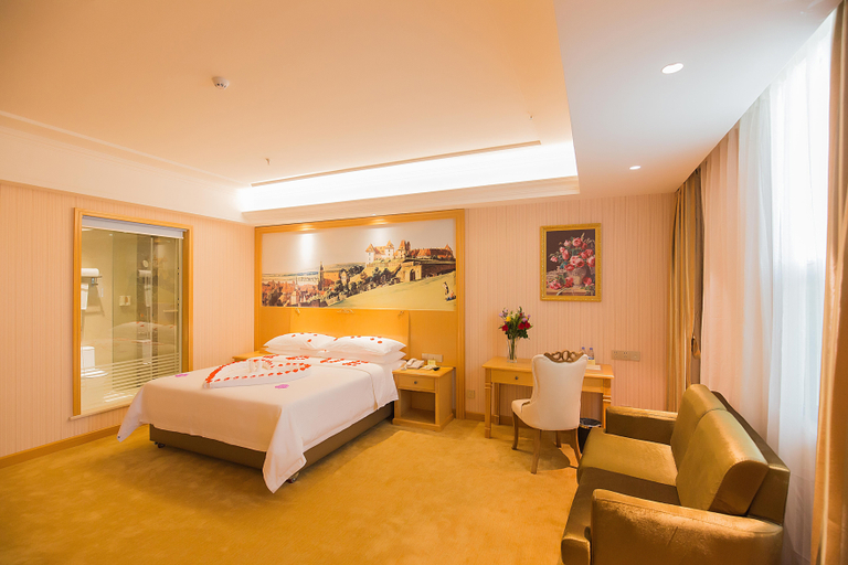 Bedroom 2, Vienna Hotel Hubei Xiangyang Tang City Gulou, Xiangfan