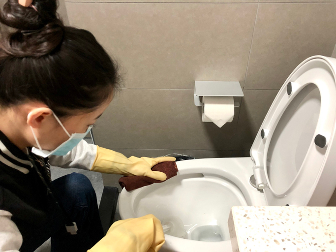 Bathroom, Duoduo Hotel Apartment (Yiwu International Trade City), Jinhua
