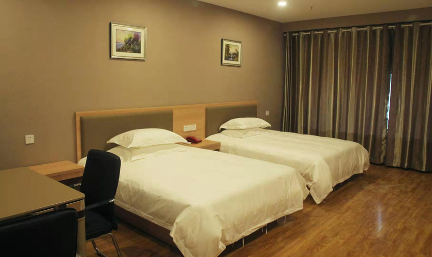 Bedroom 2, Huangting Business Hotel (Yancheng Baolong Plaza), Yancheng