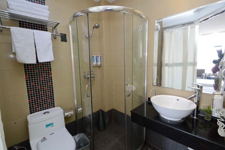 Bathroom 2, Qingmu Hotel Ma'anshan Central Garden, Ma'anshan