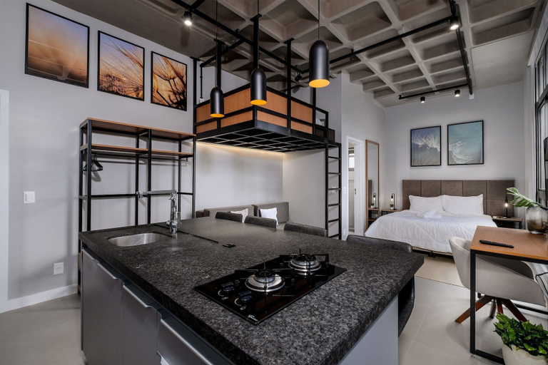 Room 4, Loft for Family 750m From Canas Beach Tps306, Florianopolis