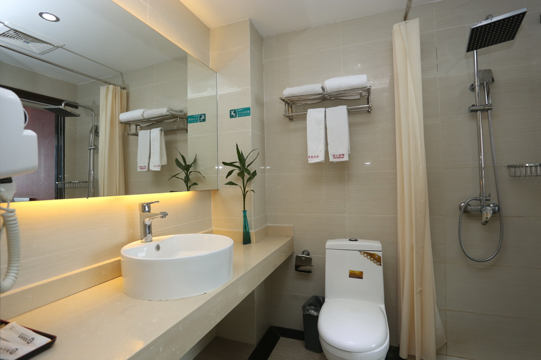 Bathroom, Yunfuli Yinsu Du Fu Thatched Cottage Business and Leisure B&B, Chengdu