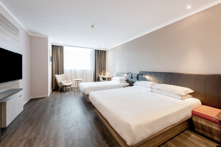 Bedroom 2, Hanting Premium Hotel Hanzhongyang County Zhu'Er Plaza, Hanzhong