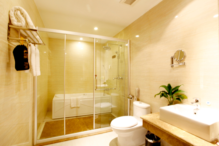 Bathroom, Jintan Square South Great Wall Hotel (Tongren Station Branch), Tongren