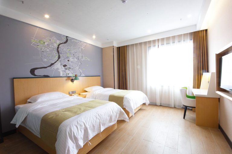 Bedroom 2, Vatica Hotel (Hefei Wulidun Metro Station Yihe Mansion Store), Hefei
