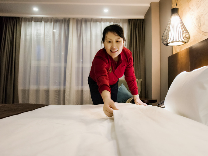 Bedroom 2, James Joyce Coffetel Jilin Railway Station Fortune Plaza, Jilin