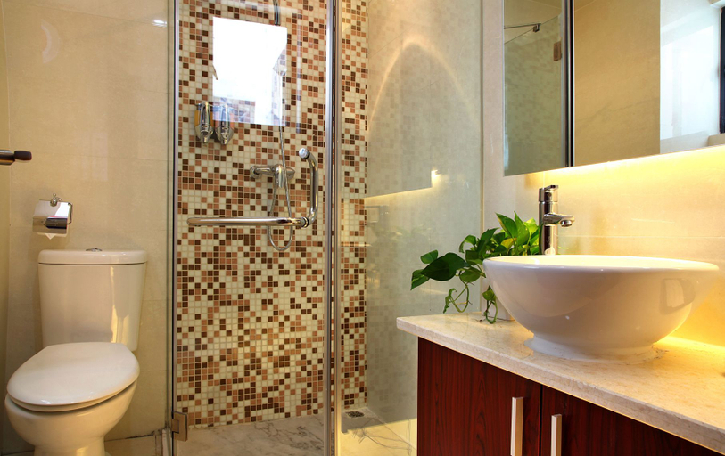 Bathroom, Yansu Hotel (Xiamen Wuyuanwan Branch), Xiamen