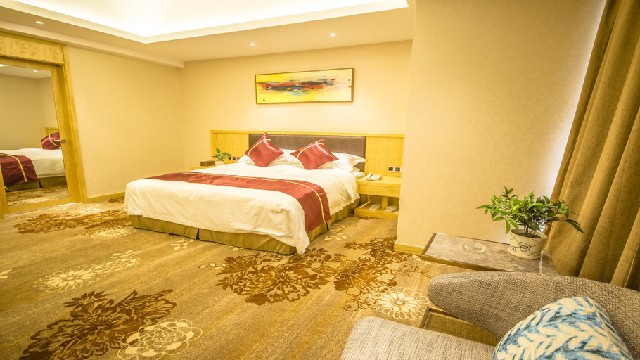 Bedroom, Baolong International Hotel, Linyi
